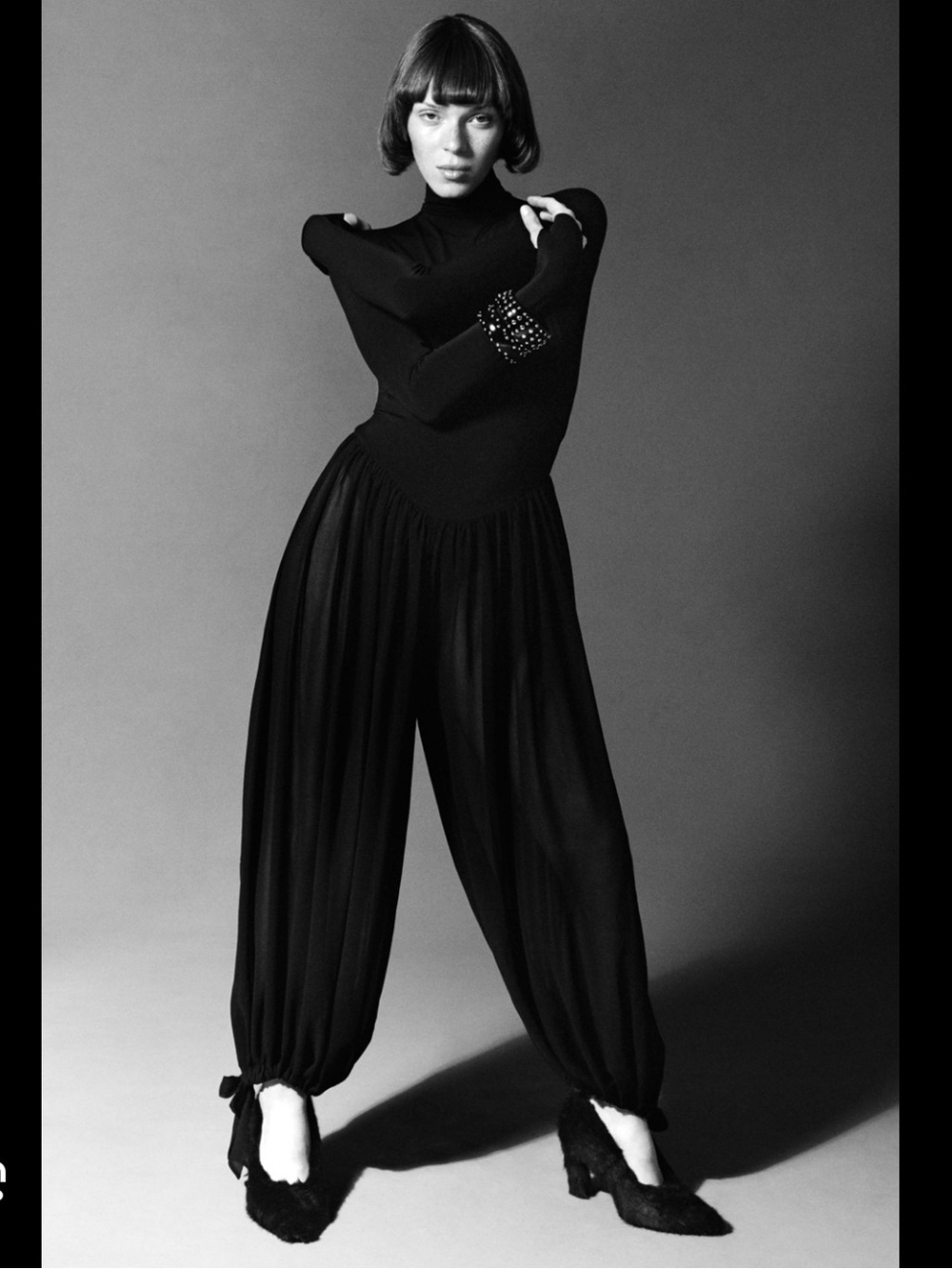 Zara Black Volume Combined Jumpsuit